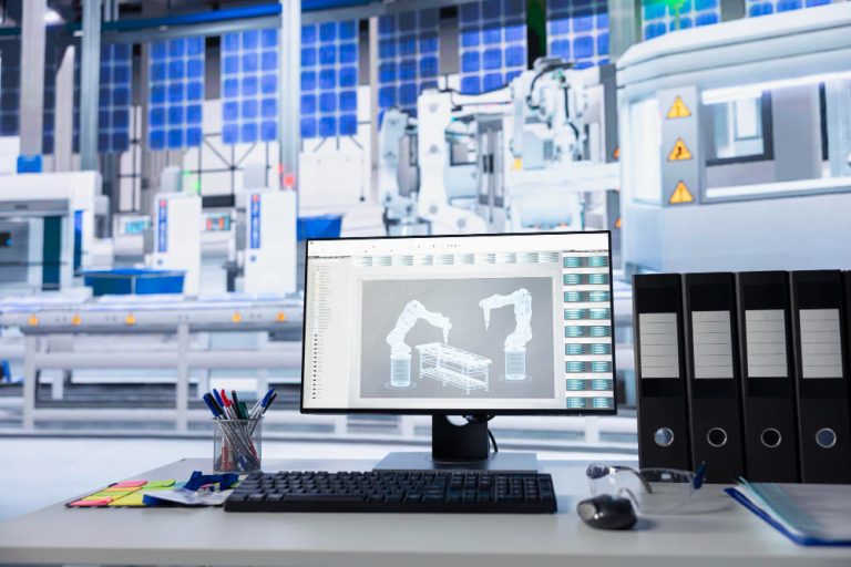 Fabricar maquinaria industrial con ayuda de un software